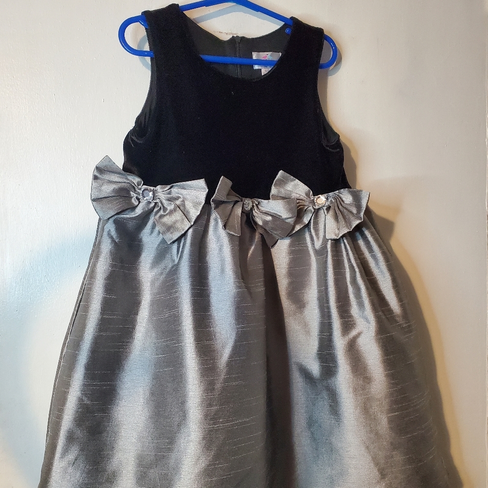 Beautiful Black And Silver Dress